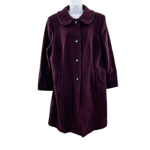 Mackintosh Wool Long Sleeve Pea Coat Plus Size Jacket 1X 21487W
